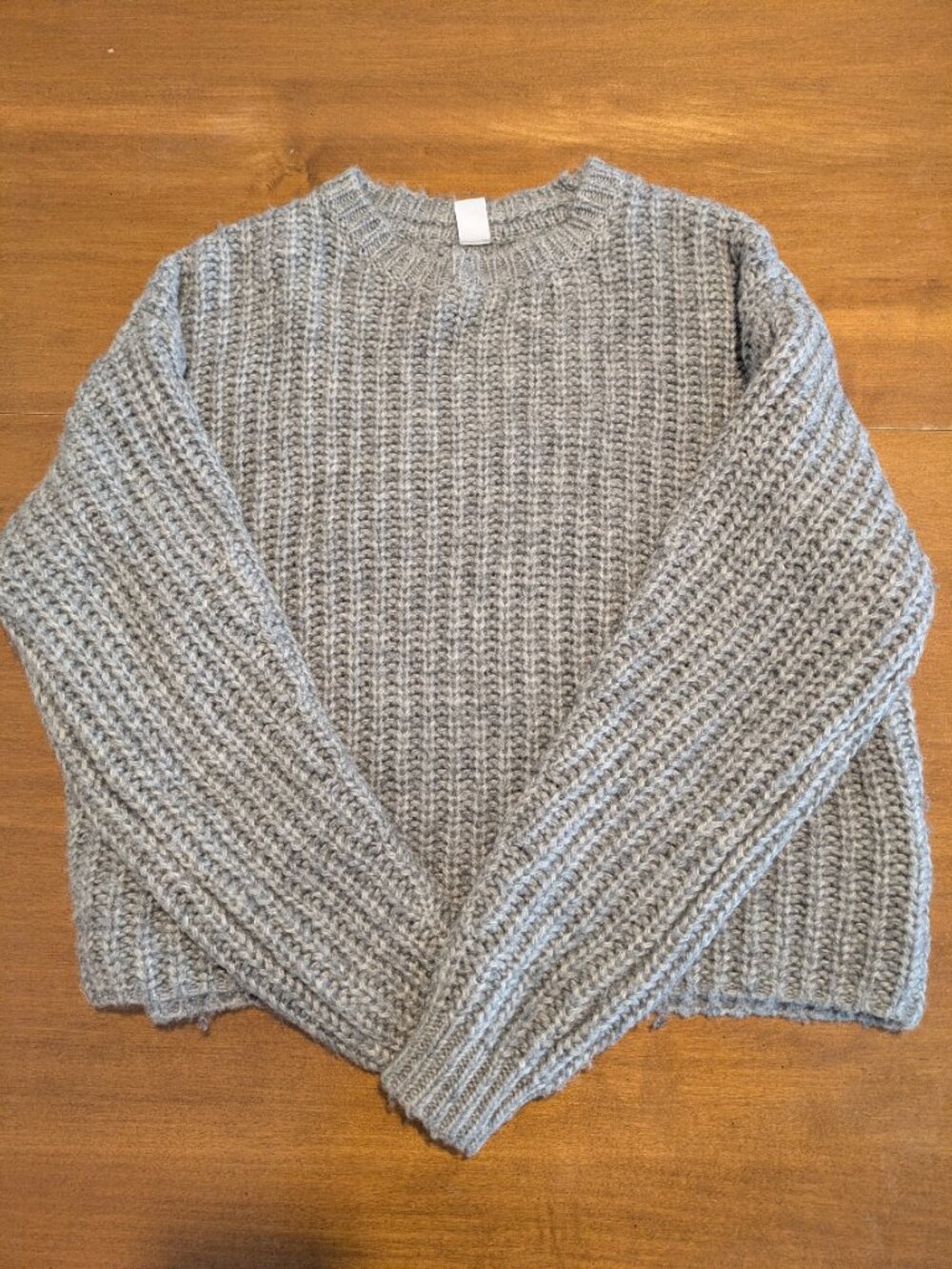 Twik Grey Knit Sweatshirt
